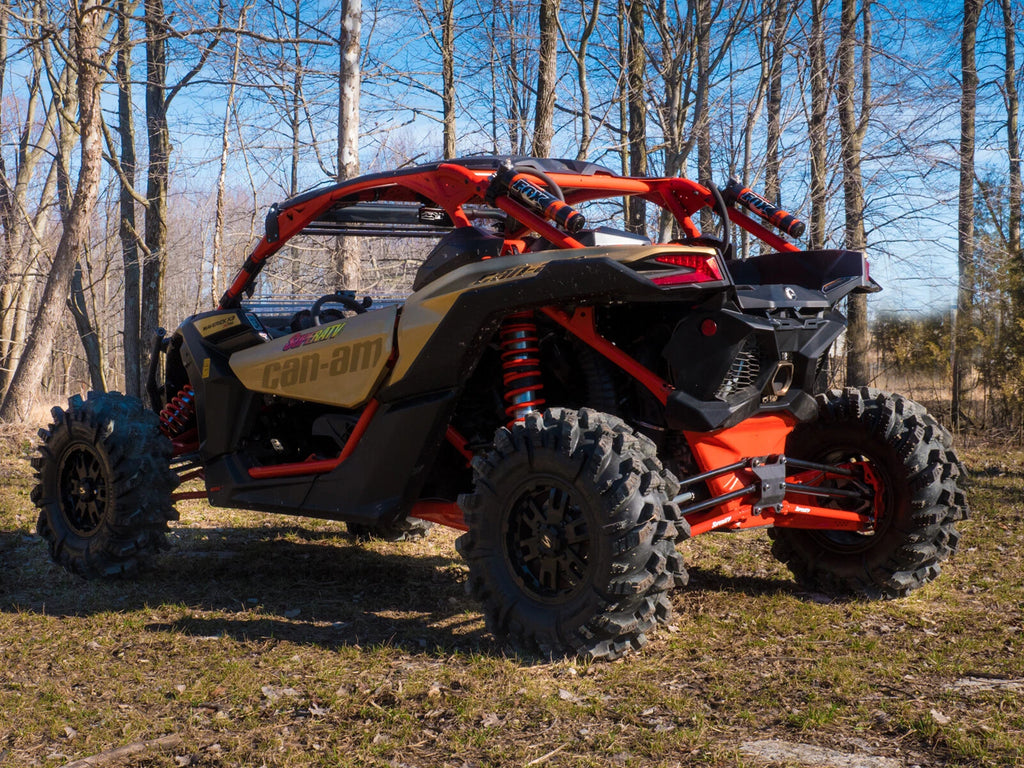SuperATV Tubed Rear Lower Radius Arms for Can-Am Maverick X3 (2017–2023) - Red