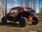 SuperATV Tubed Rear Lower Radius Arms for Can-Am Maverick X3 (2017–2023) - Red