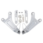 Rear Passenger Footrests Footpegs Bracket Set for Honda CBR600RR (2003-2004)