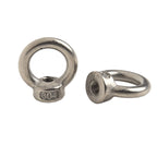 Set of 20 M6 Stainless Steel Eye Nuts for Installation