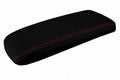 Console Lid Armrest Cover for Ford Explorer (1995–2001) Carbon Fiber Red Stitch