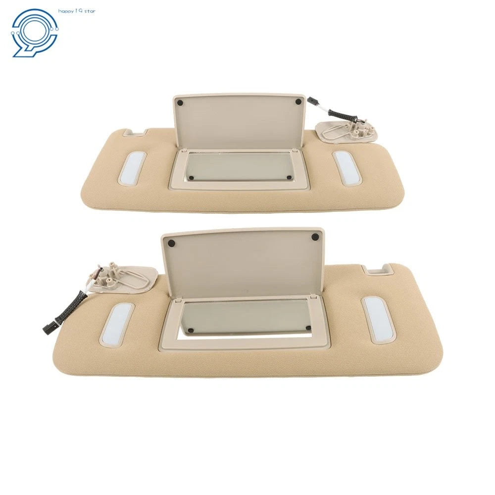 Set of 2 Sun Visors for Silverado Sierra Tahoe Yukon (2007–2014)