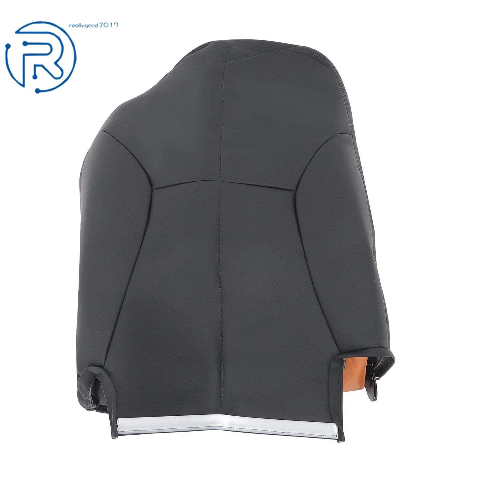 Black Leather Driver Seat Cover for Dodge Ram 1500 2500 3500 (1998-2002)