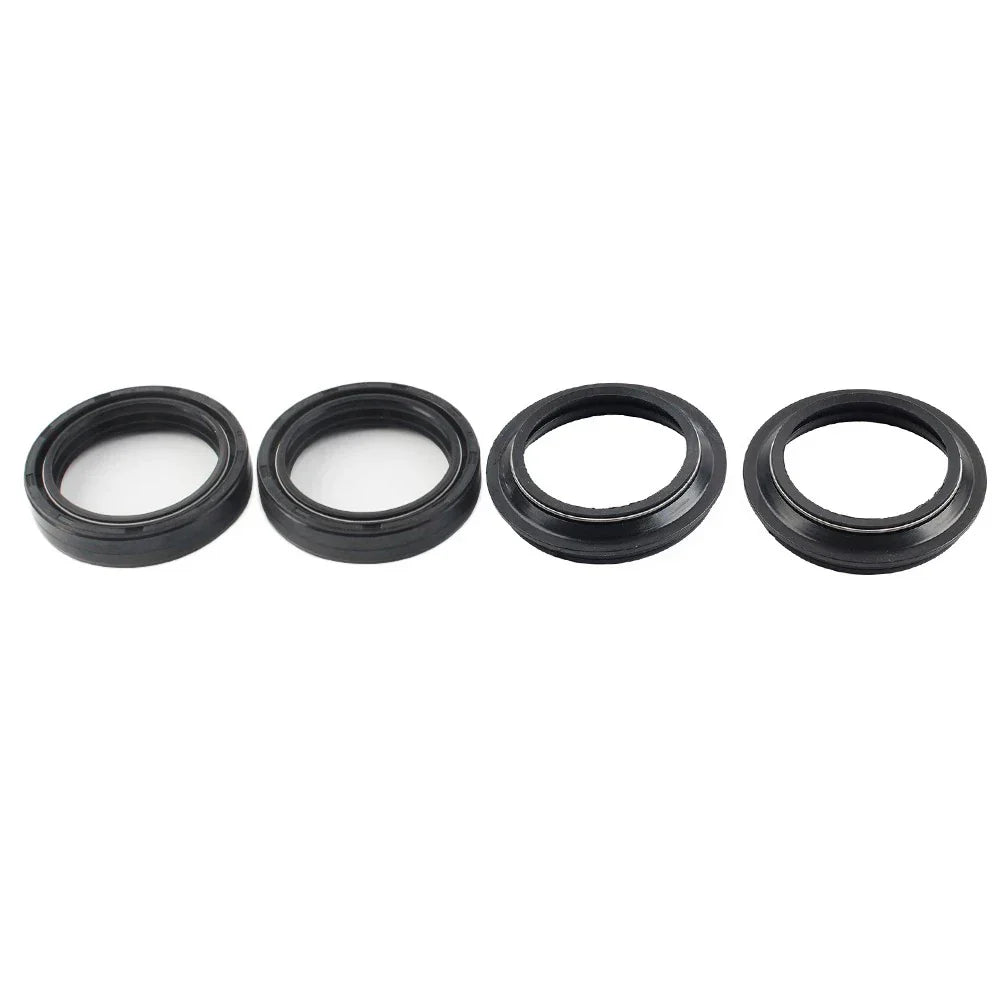 4 Pcs 47X58 MM Motorcycle Front Fork Damper Shock Absorber Seal