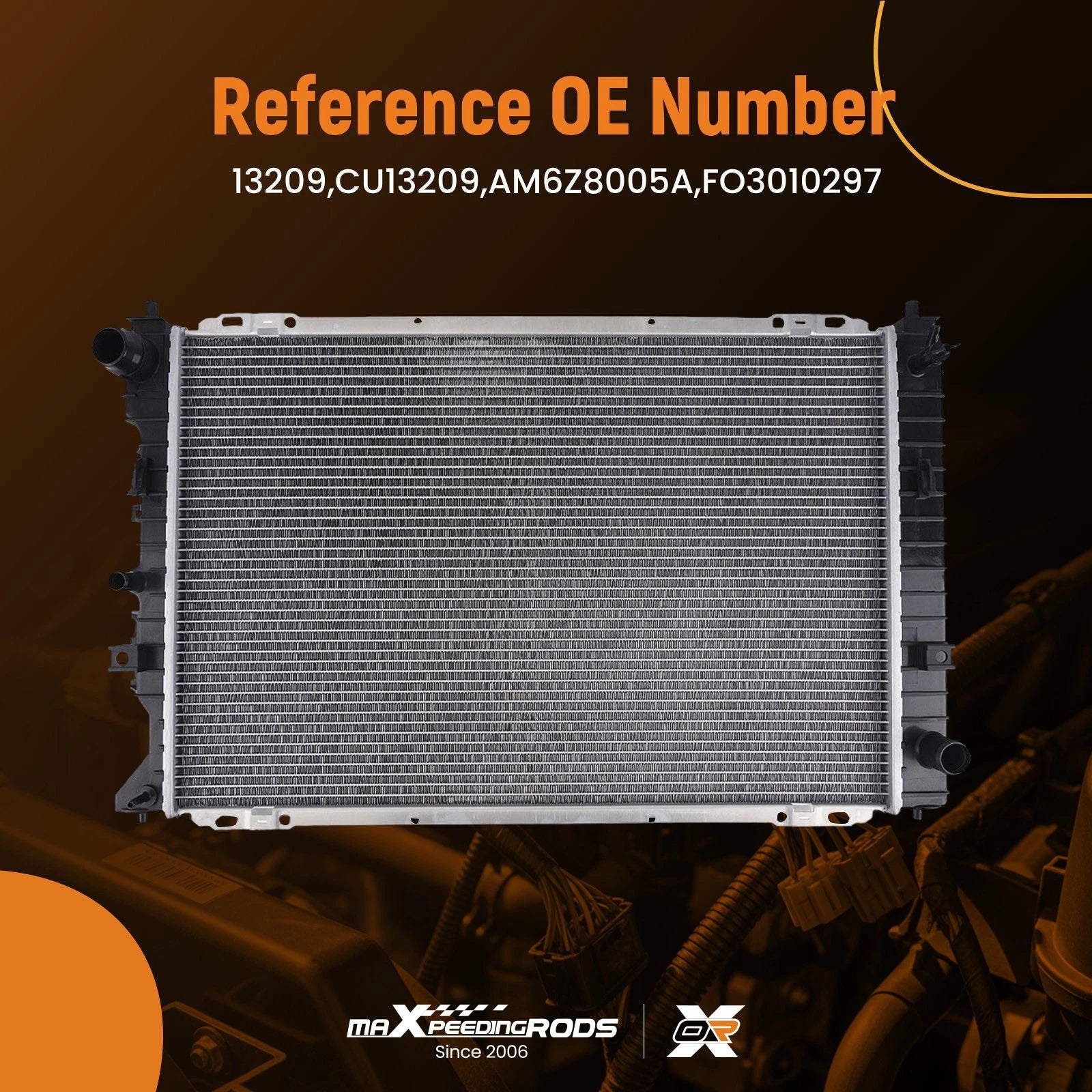Aluminum Radiator for Ford Escape/Mariner 2.5L (2010-2012)