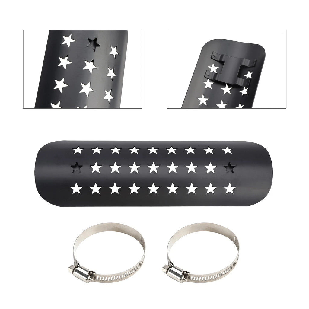 Exhaust Muffler Pipe Heat Deflector Cover for Motorcycle Scooter