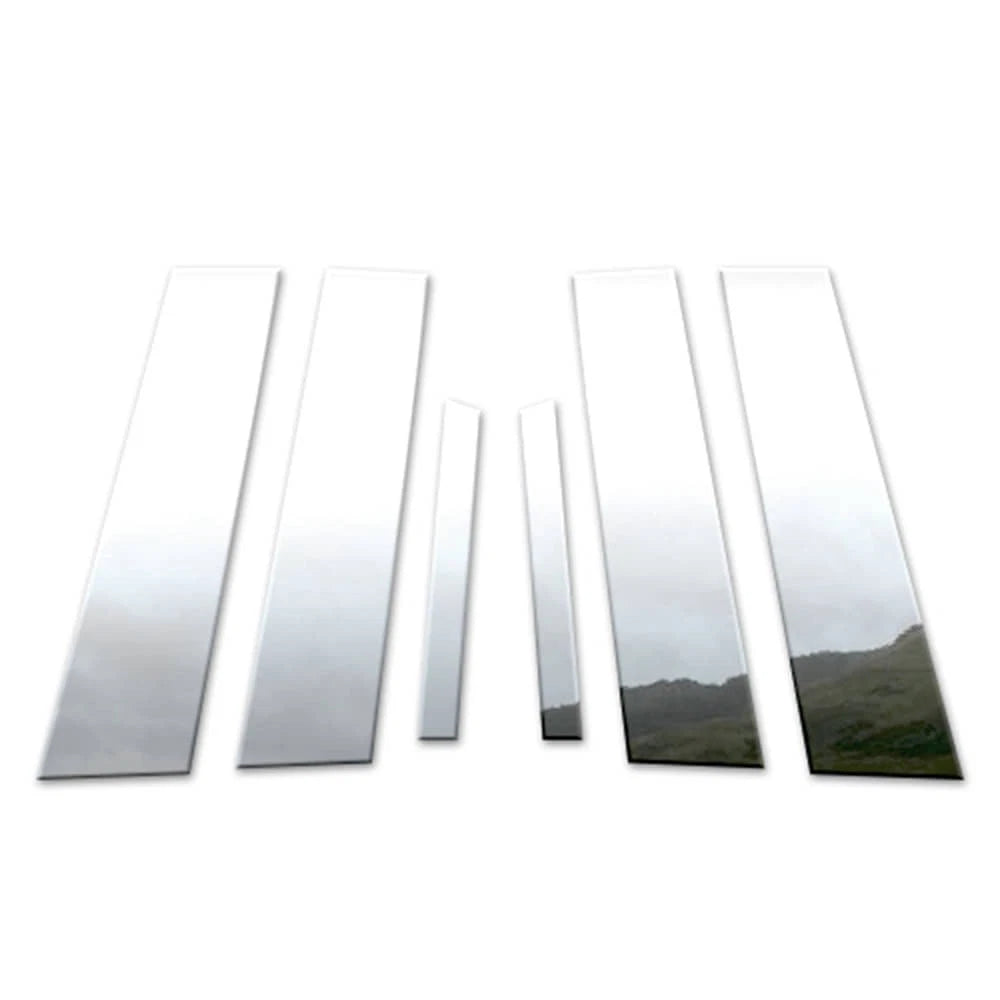 6Pc Chrome Pillar Post Covers for 2011-2016 Buick Regal - P1329
