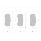 Rear Disc Pads Set 2.7L/2.4L for Kia Magentis (2006-2009)