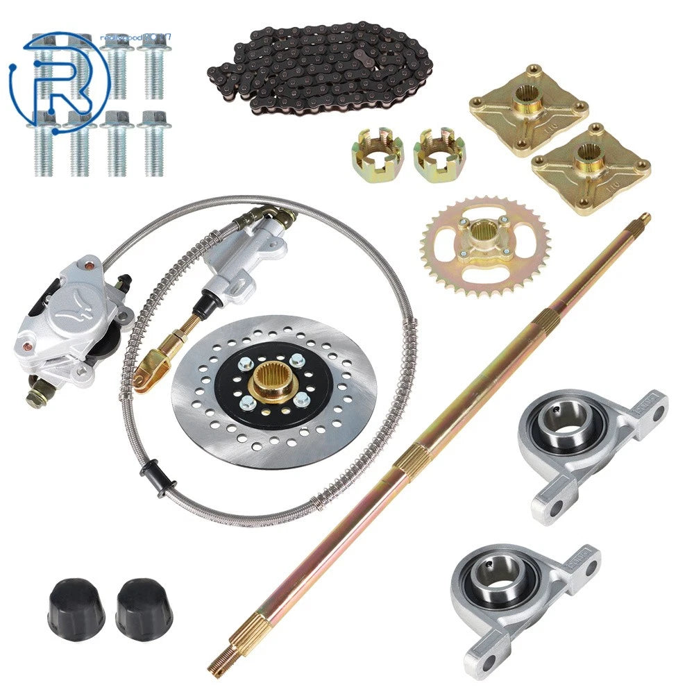 32" Go Kart Rear Live Axle Kit