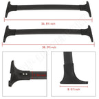 2X Roof Rack Cross Bars for Ford Ecosport (2013–2022) Black