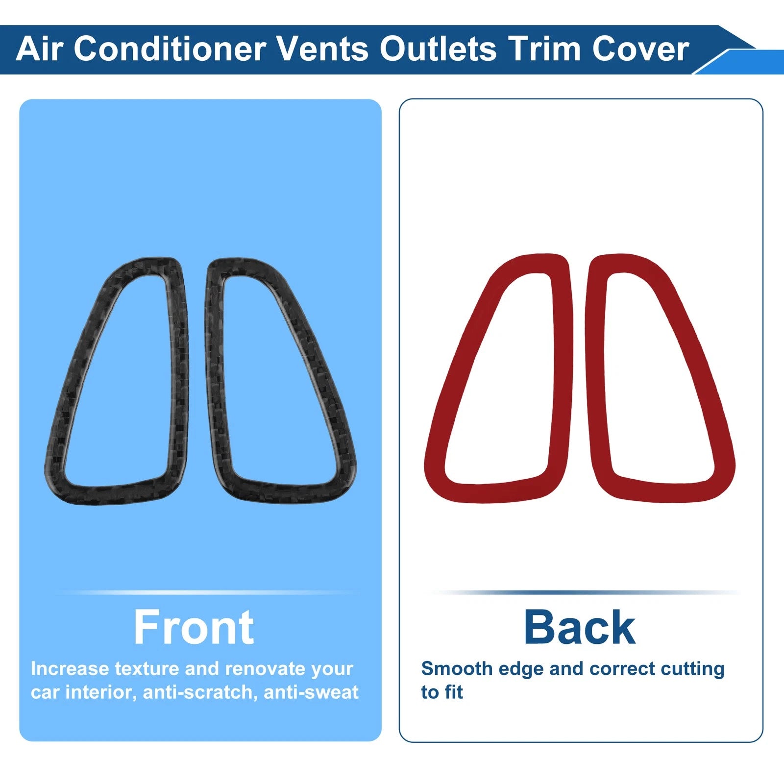 Air Condition Outlet Vent Trim Cover Frame for Chevrolet Camaro (2016–2025)