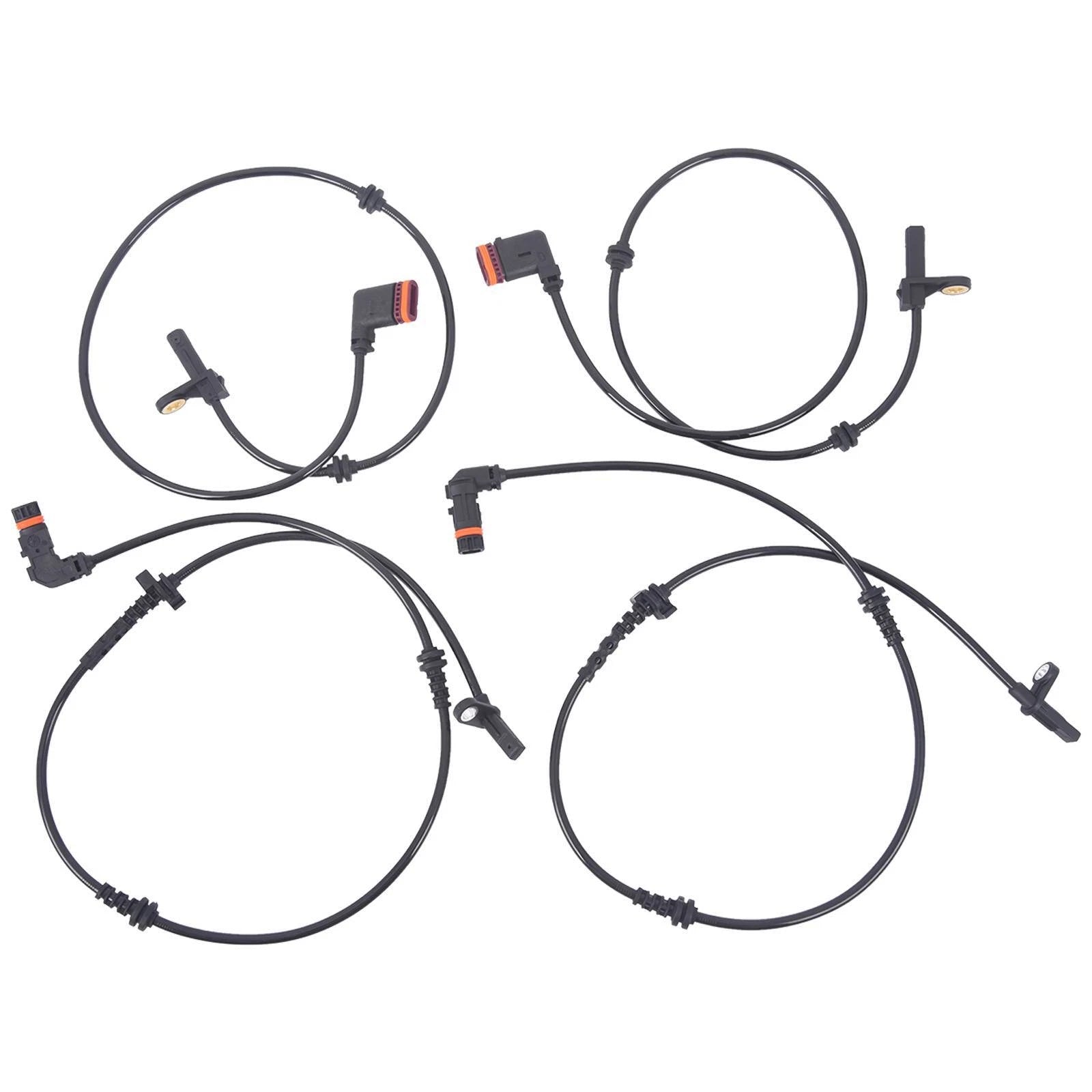 Set of 4 ABS Wheel Speed Sensors for Mercedes CL600 S65 AMG (2007–2010)