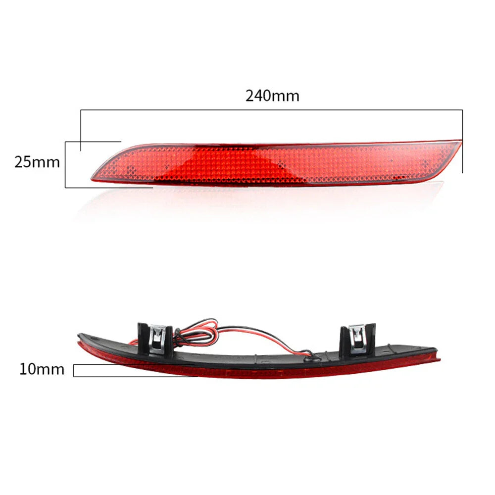 Rear Bumper Reflector Tail Light for BMW 5-Series F10 F11 F18 (2009–2014)