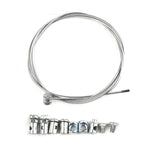 Set of 2 Metal Motorcycle Throttle Clutch & Brake Cable Repair Kit
