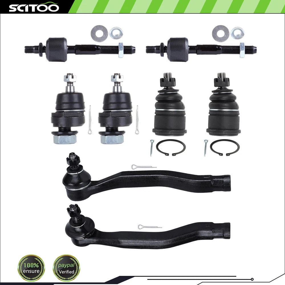 Front Upper Tie Rod End Ball Joint Suspension Kit for Honda Accord (1990–1993)