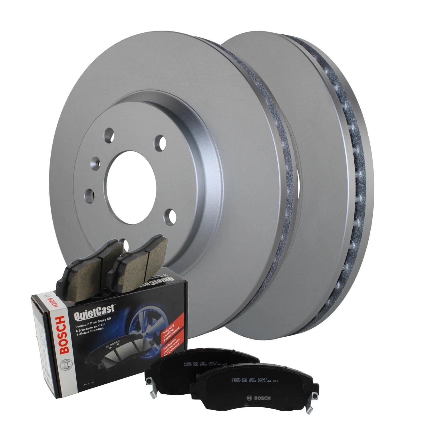 Front Brake Kit 303mm Rotors & Bosch Ceramic Pads for Lucerne Impala Monte Carlo (2006–2011)