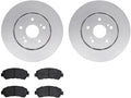 Front Brake Pad and Rotor Kit for Suzuki Kizashi (2010–2013) PX451WB