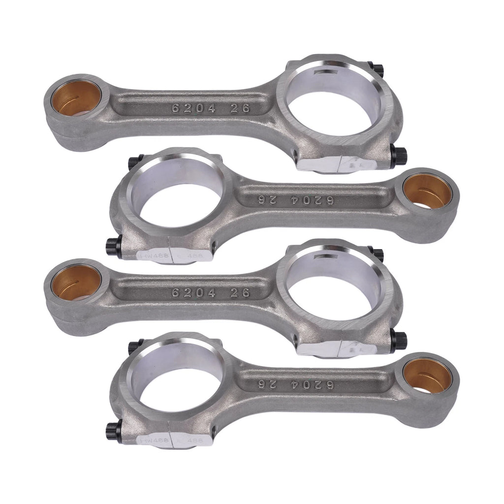 4X Connecting Rod for Cummins B3.3 QSB3.3 (1998–2023) 4993830 4992926 6204-31-3111