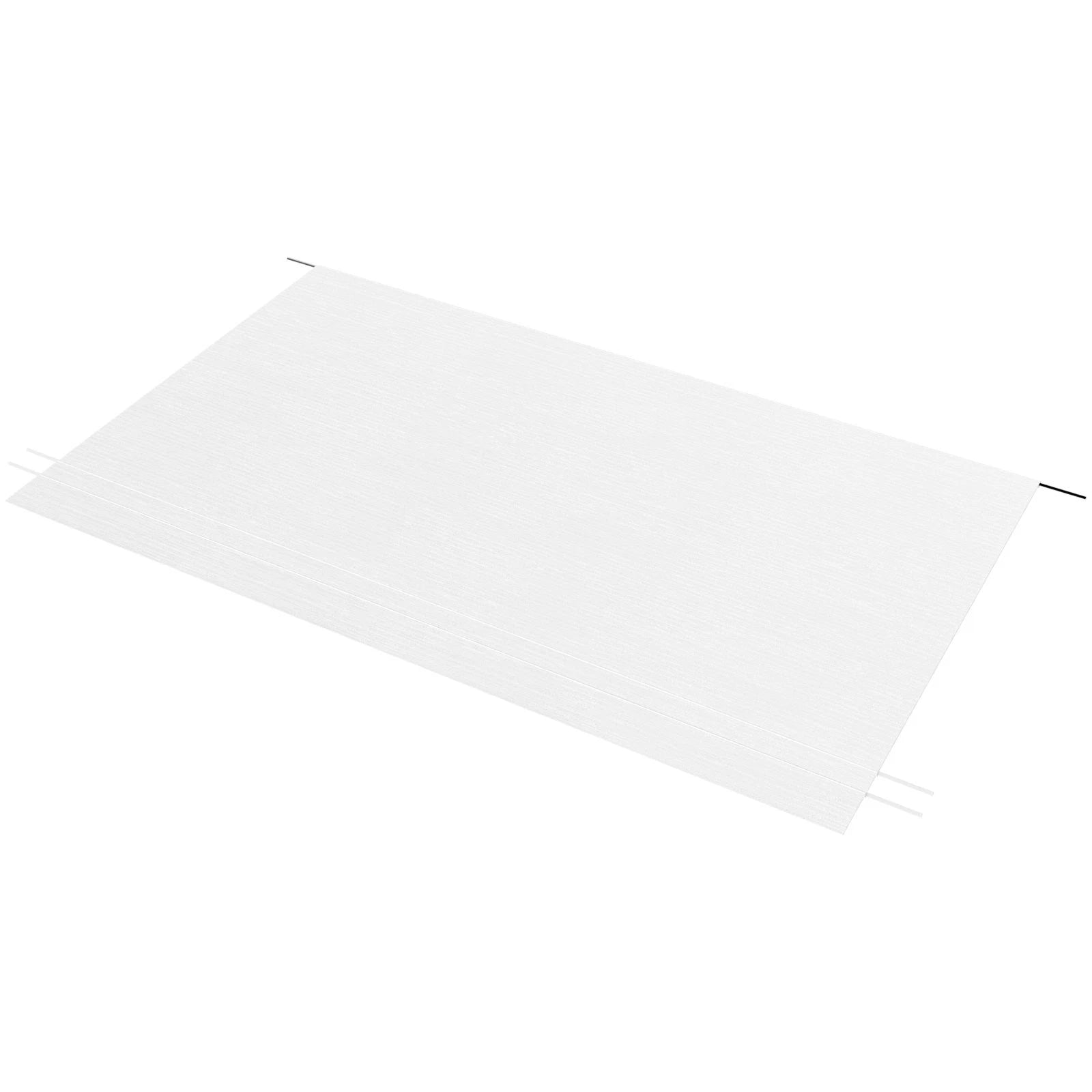 RV Awning Fabric 8' White for RV Camper Trailer (22FT)