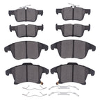 Set of 4 Brake Pads for Ford Fusion Lincoln MKZ (2013–2016)