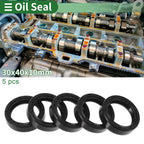 Set of 5 Oil Seal Rotary Shaft Seal NBR Rubber 30x40x10mm