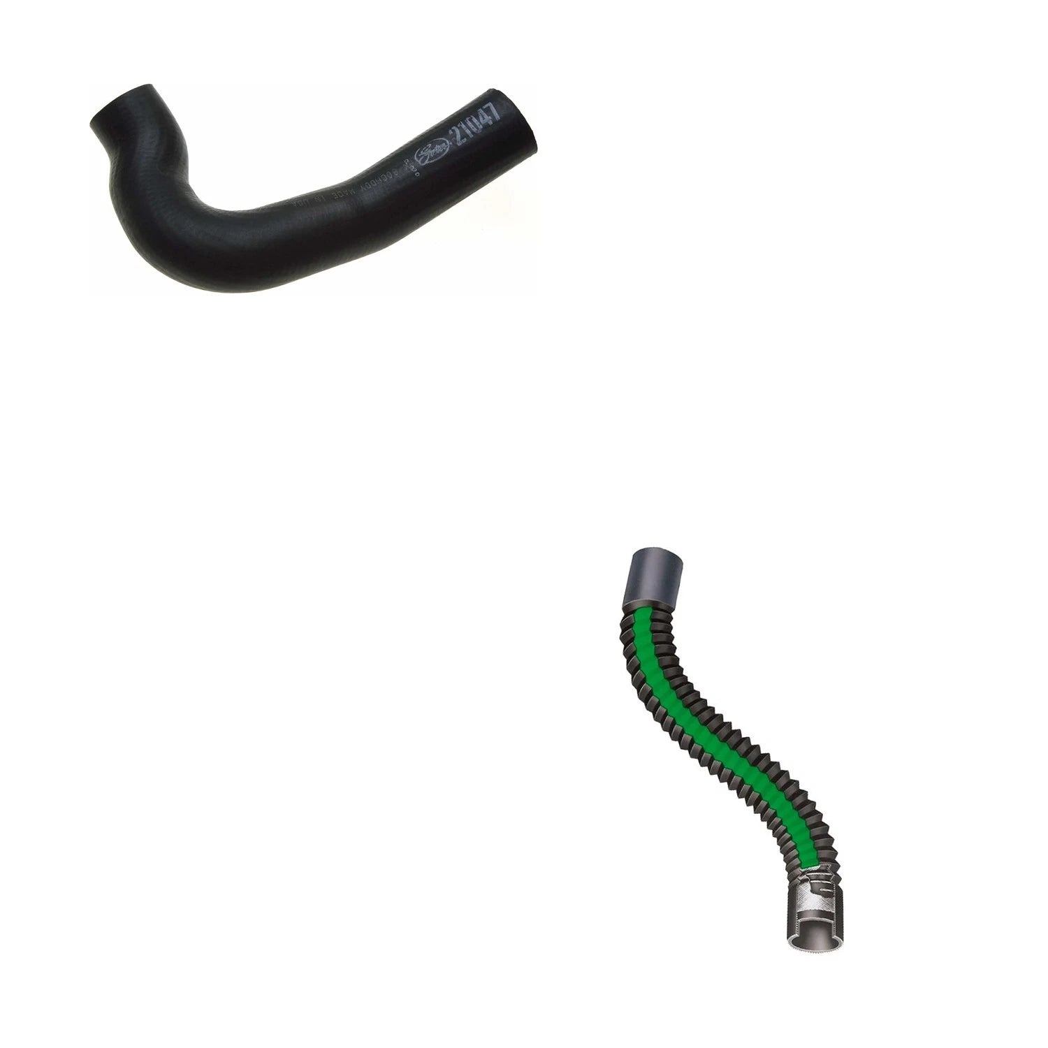 Gates Upper & Lower Radiator Coolant Hose Kit for Ford F-250 (1968–1976)
