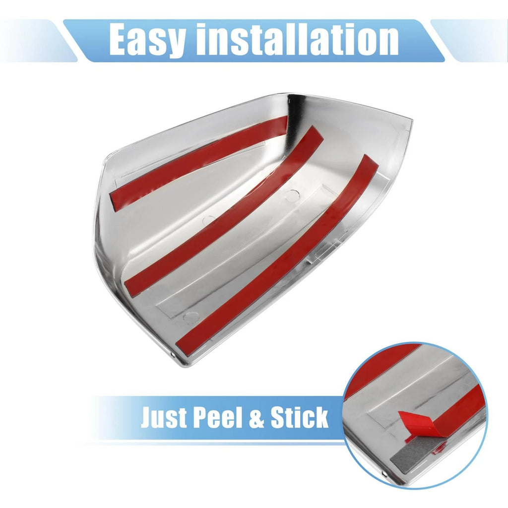 Pair Outer Chrome Mirror Cover Caps for Chevrolet Colorado (2015–2021)
