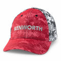 Kenworth Truck Cap Red Mesh Overlay Digi Grey Camo Snapback Hat