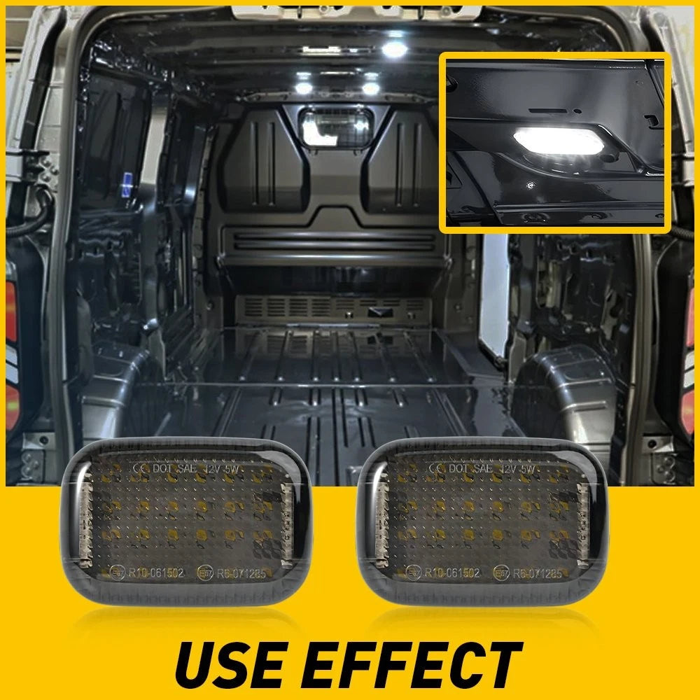 6 Interior Cargo LED Dome Lights for Ford Transit 150 250 350 (2015–2024)