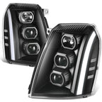 Projector Switchback Headlights for Cadillac Escalade ESV EXT (2007–2013)
