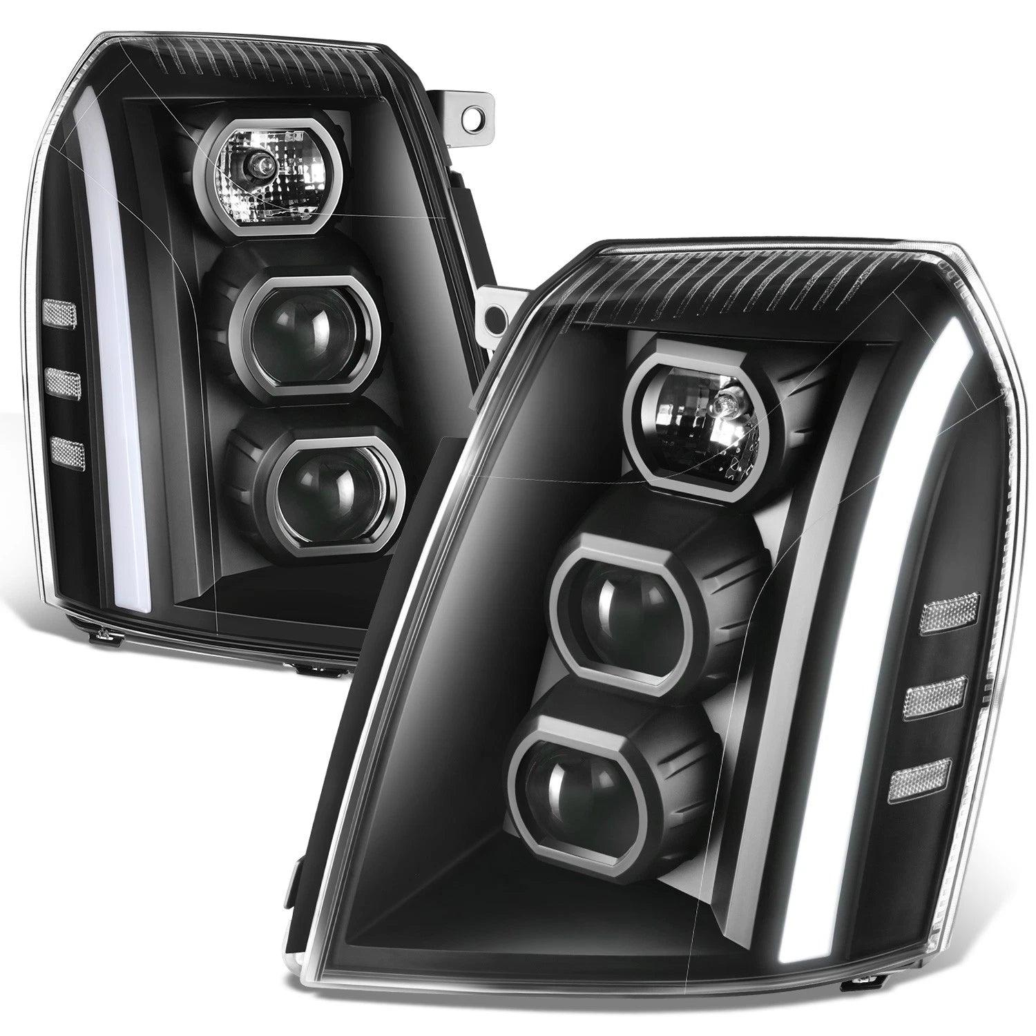 Projector Switchback Headlights for Cadillac Escalade ESV EXT (2007–2013)