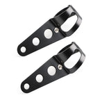 Universal 43-50mm Black Headlight Bracket Mount Holder #3