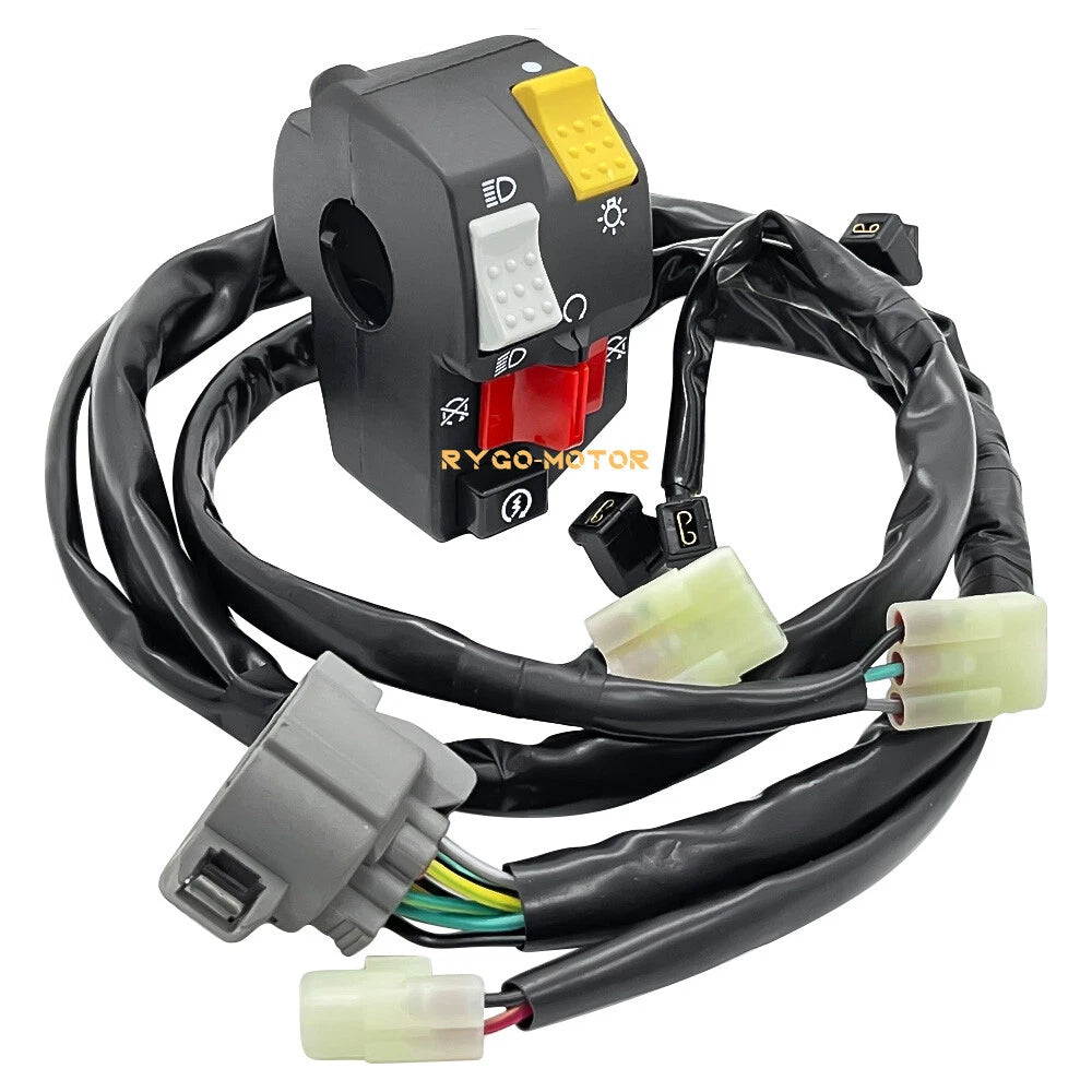 Handlebar Start Headlight Kill Switch for Honda TRX300X TRX300EX (2007–2009)