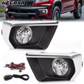 Fog Lights for Chevy Colorado (2021–2022) with Silver Bezel