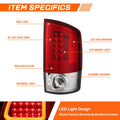 3D LED C-Bar Tail Light for Dodge Ram (2002–2006)
