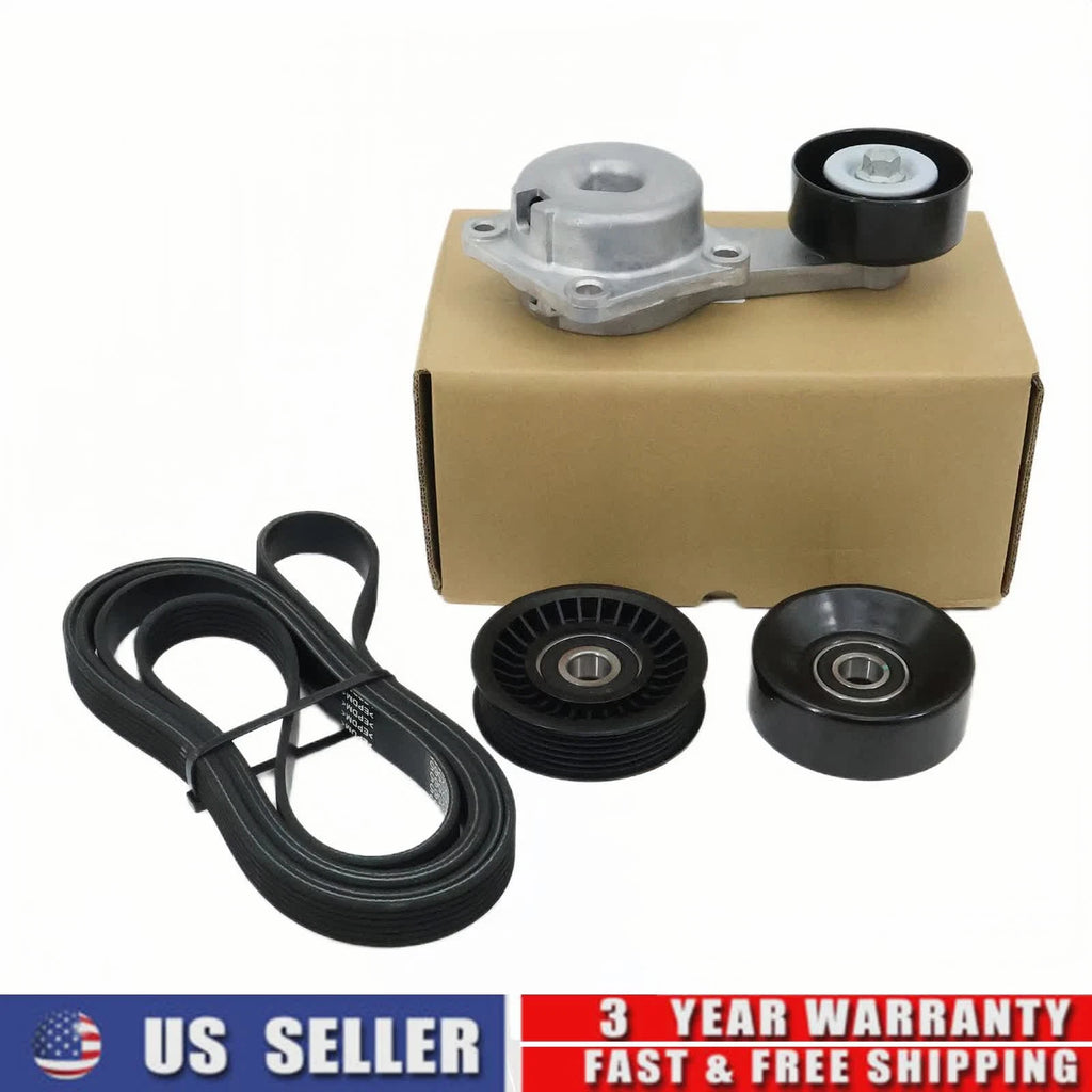 Drive Belt Tensioner Pulleys Kit for Ford Expedition Explorer (1997–2023)