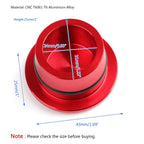 CNC Frame Hole Plug Protector Red for Yamaha T-Max 530 (2005–2016)