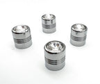 Chrome Tire Valve Stem Caps Replacement for Hot Rod Car Truck ATV (Set of 4) (1990–2026)