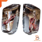 Chrome LED Mirror Cover Trim for Ford Ranger PJ PK, Mazda BT-50 Ute (2006-2011)