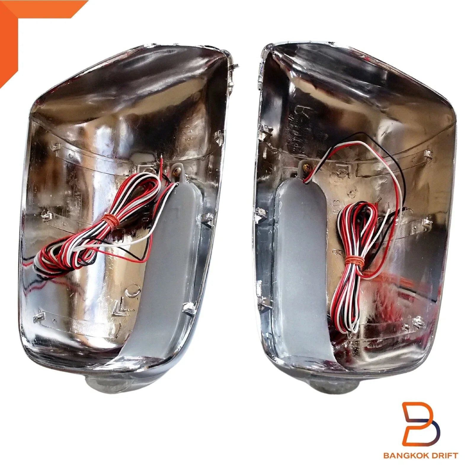 Chrome LED Mirror Cover Trim for Ford Ranger PJ PK, Mazda BT-50 Ute (2006-2011)