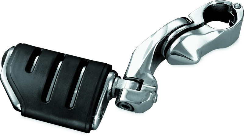 Kuryakyn Tour Tech Trident Dually 4in Back Arm with 1-1/4in Clamps for Harley Davidson