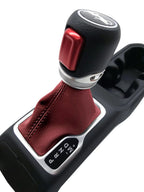 Shift Boot Cover for Jeep Wrangler (2018–2020) - Red PVC Leather