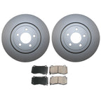 Front Brake Kit 345mm Rotors & Akebono Ceramic Pads for Chrysler Dodge