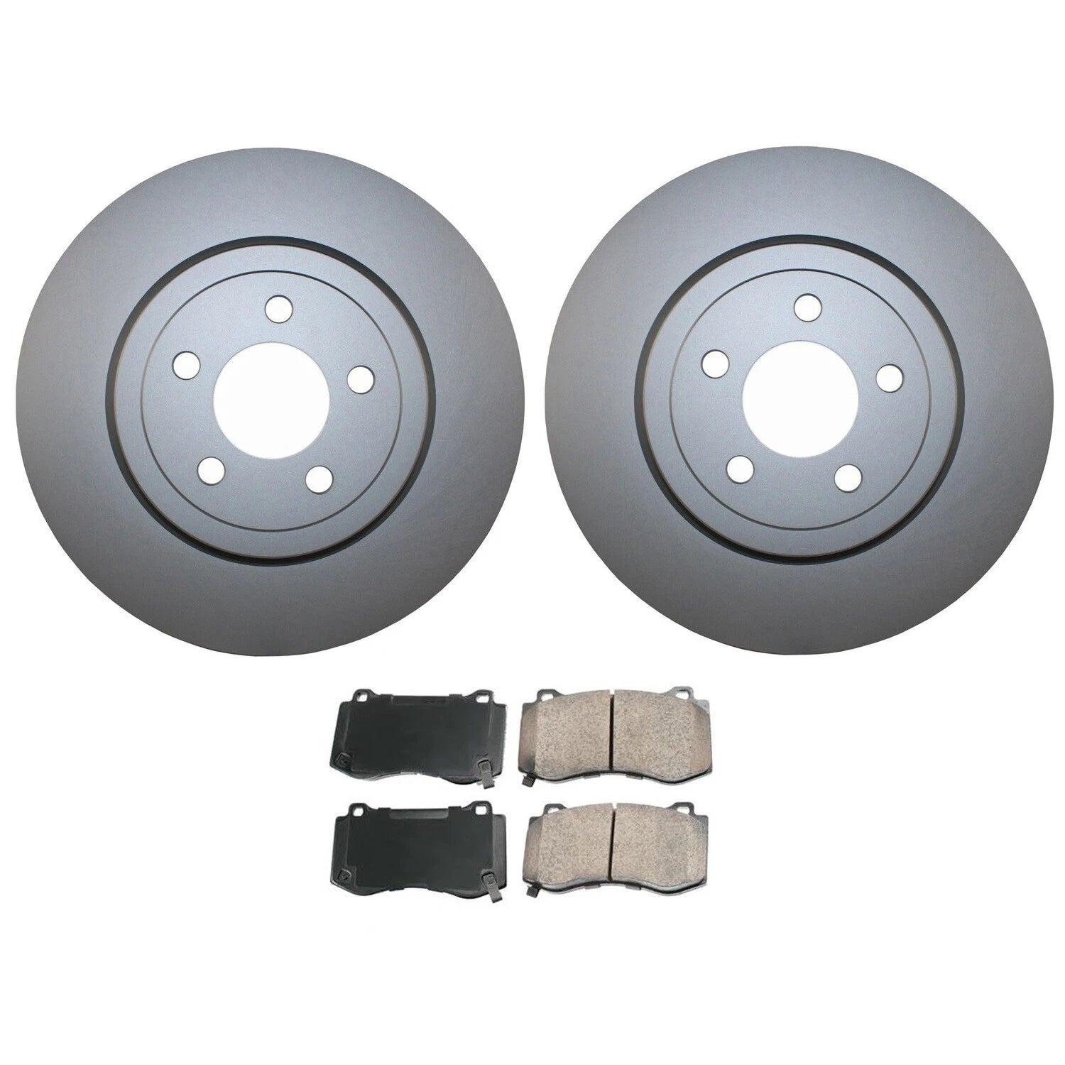 Front Brake Kit 345mm Rotors & Akebono Ceramic Pads for Chrysler Dodge
