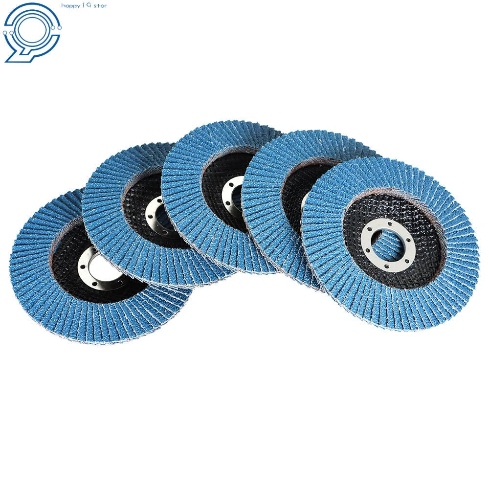 Set of 200 Zirconia Flap Discs 4.5" 40 Grit for Sanding