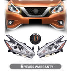 Pair LED Headlight Assemblies for Nissan Murano (2015–2018)