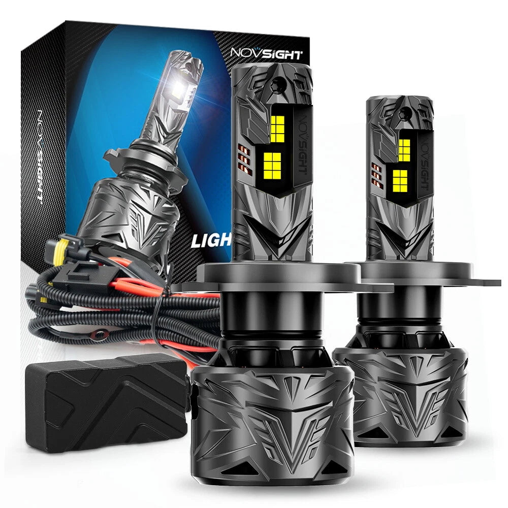 H4 9003 LED Headlight Bulb 6000K White 80000LM IP68 for Car Truck Van