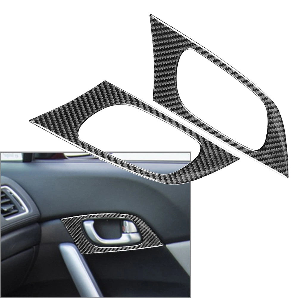 Carbon Fiber Door Handle Cover Trim for Honda Civic (2012–2015)
