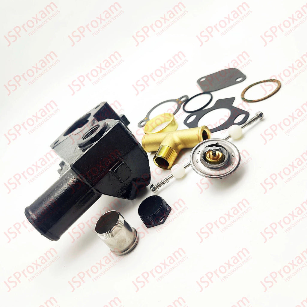 Thermostat Housing Kit Tee Valve for Mercruiser 305 5.0 5.7 350