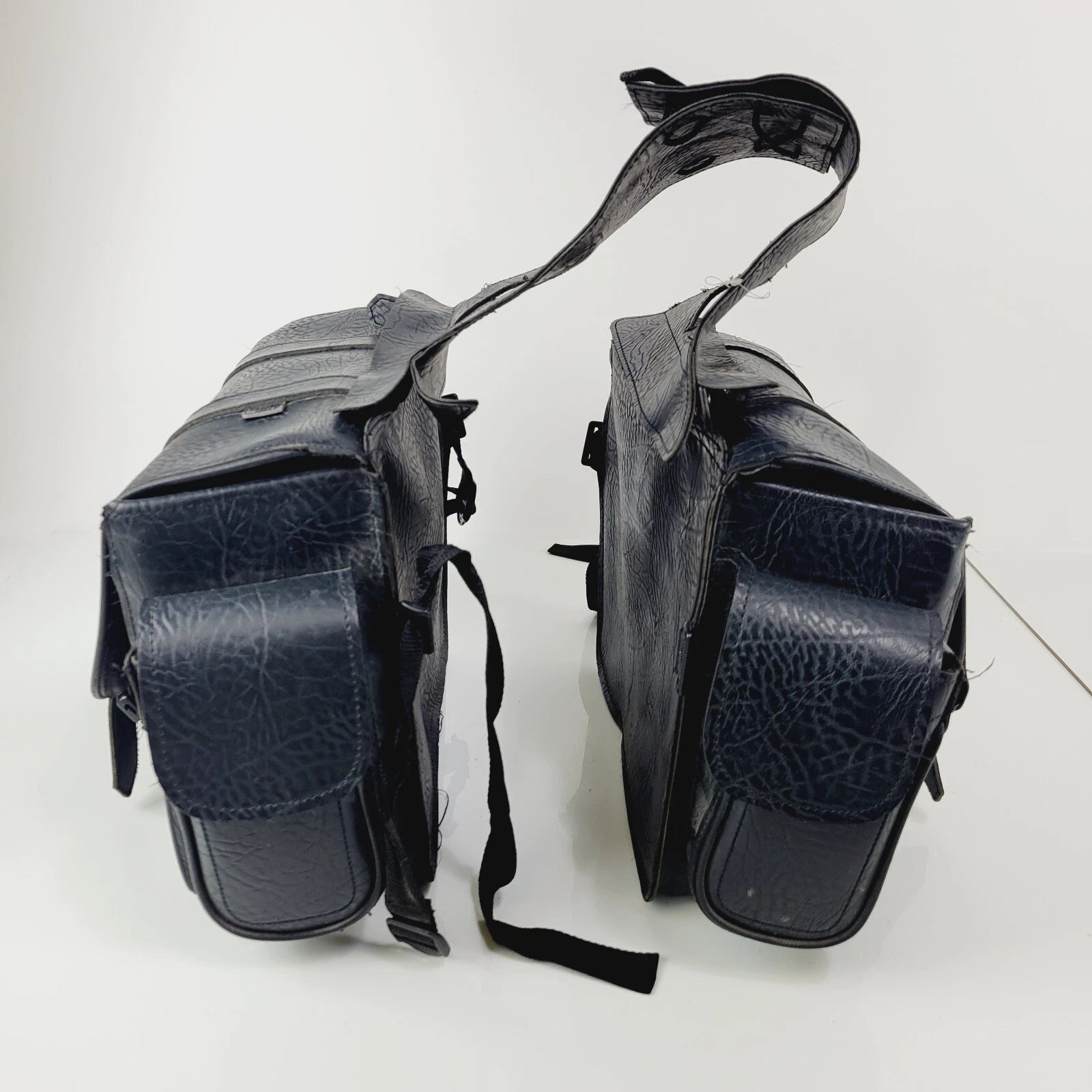 Custom Bilt Compact Saddlebags for Motorcycles (Universal Fitment)
